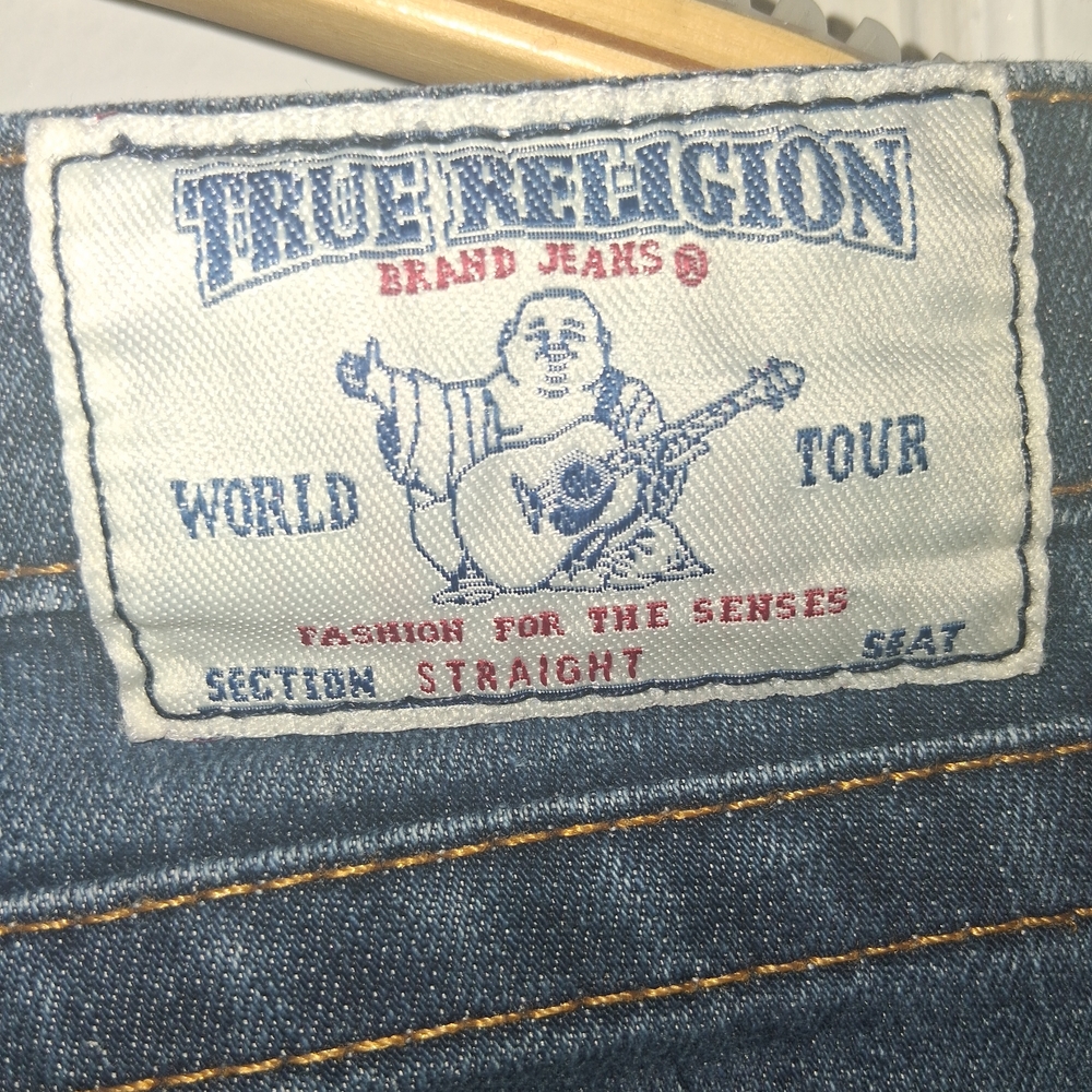 True Religion Classic Blue Straight Leg Jeans